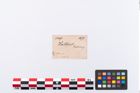 Etikett zu Eisengriffangelmesser (NHMW-PRAE-001407)